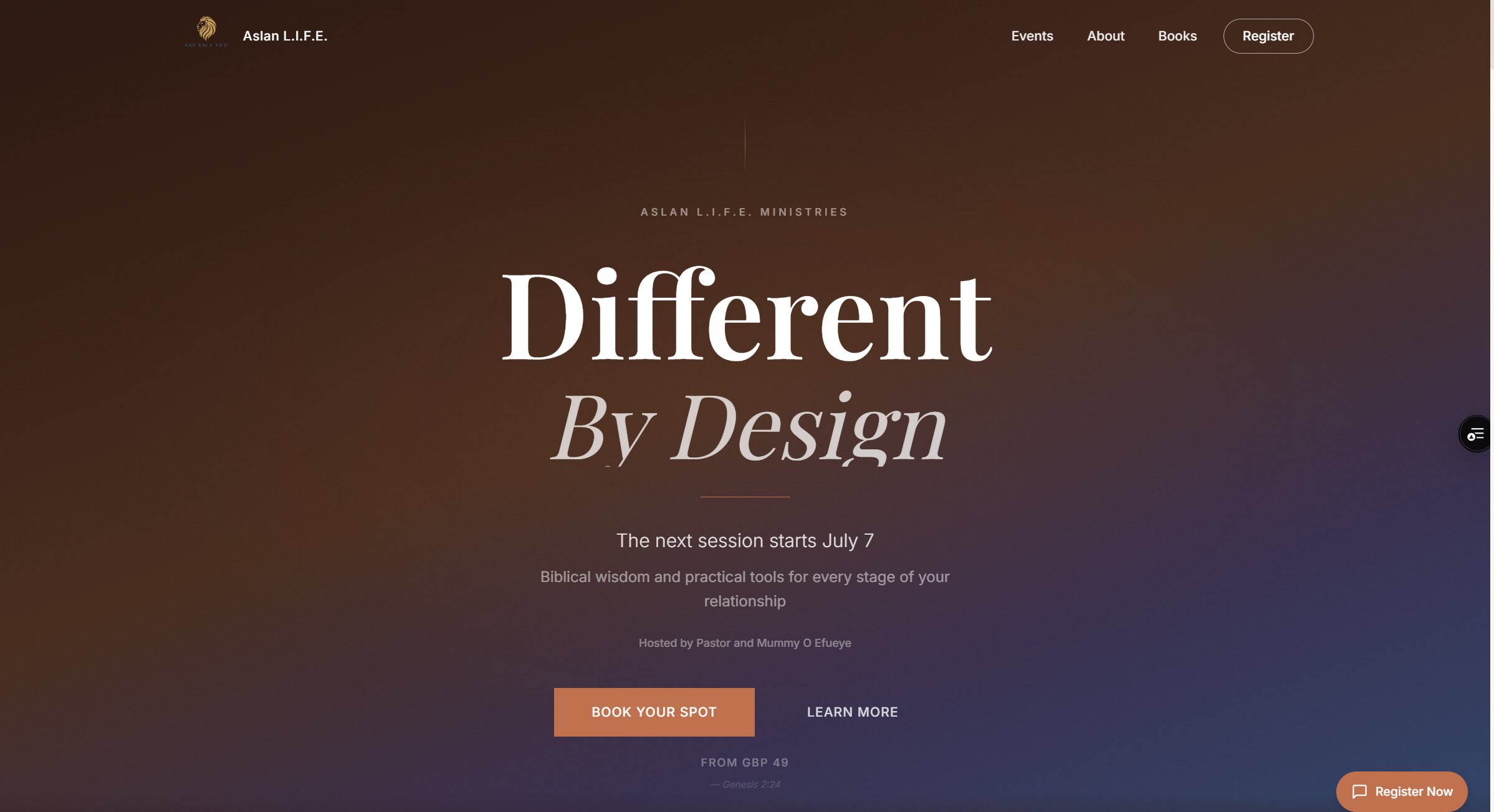 Aslan Life website